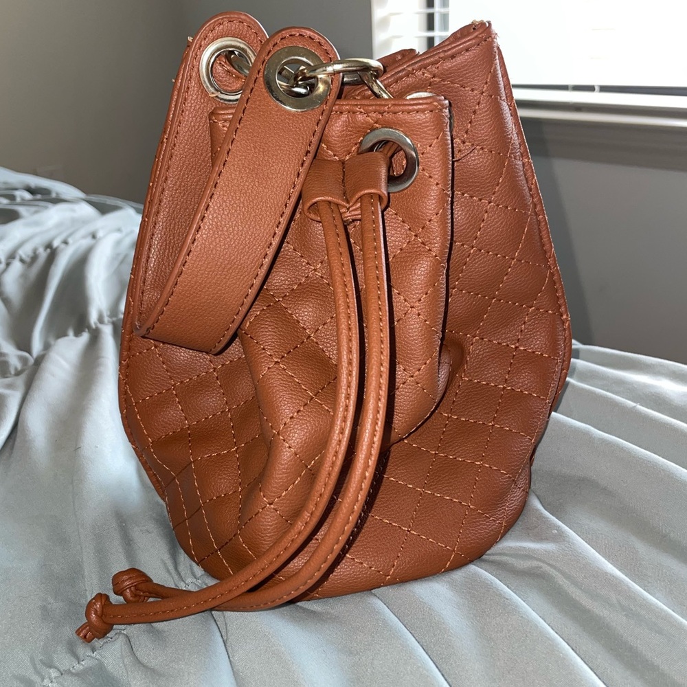 Brown pouch purse from Forever 21